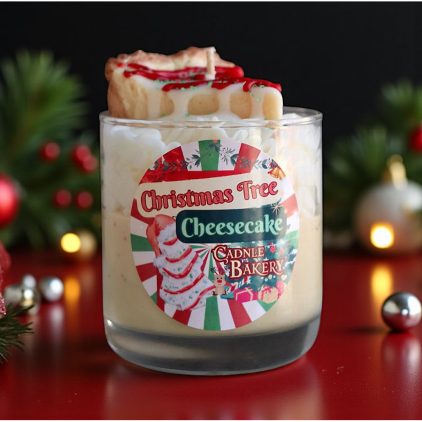 Christmas Tree Cheesecake