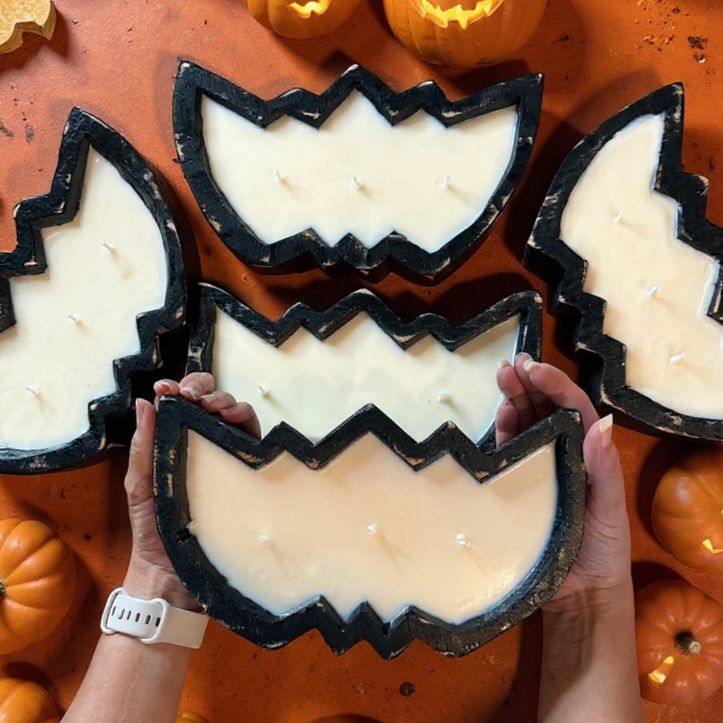 Bat Dough-Bowl 3 Wick Candle